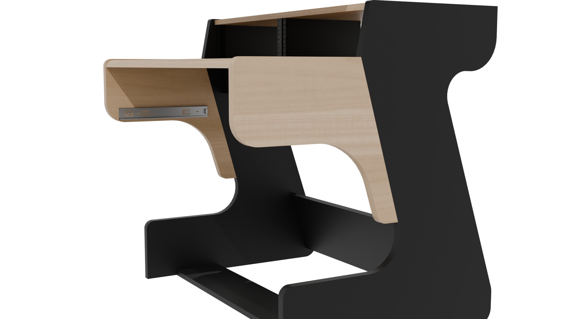 Multifunctional Office Desk Model - Professional 3D Model Render 13