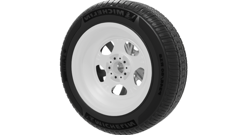 Stylish Alloy Wheel Model 3D - Professional 3D Model Render 6