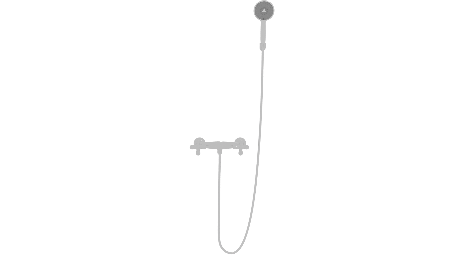 Stylish Bathroom Shower Set 3D - Professional 3D Model Render 11