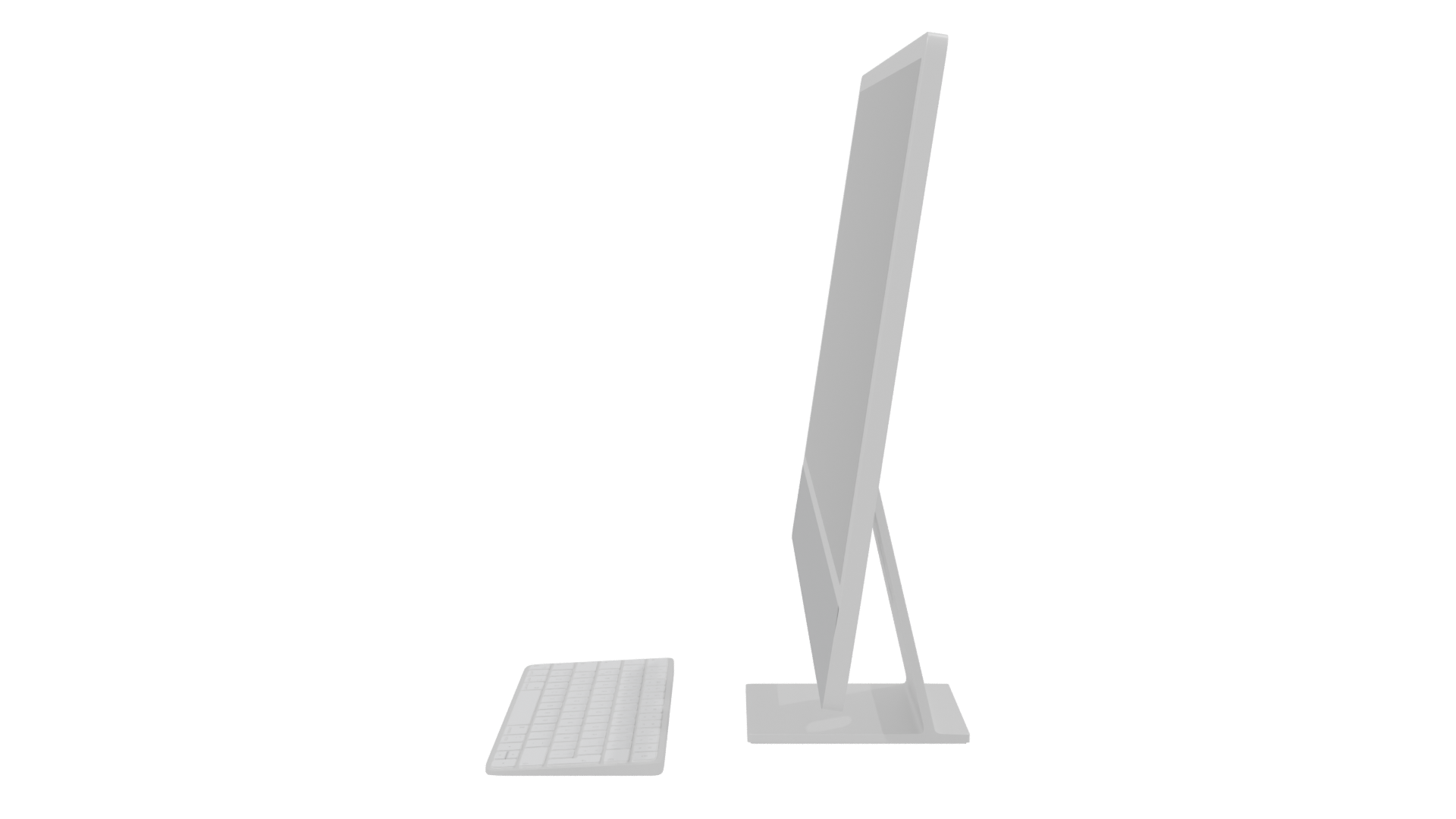 iMac Ret 4.5K 3D Model - Professional 3D Model Render 2