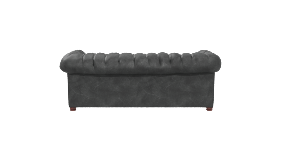 Classic Chesterfield Sofa Model - Professional 3D Model Render 5
