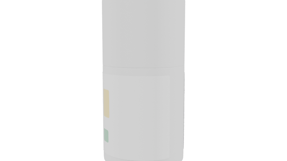 Stylish Face Cream Container 3D - Professional 3D Model Render 3