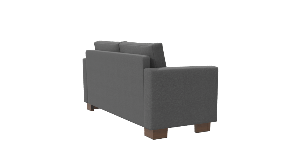 Modern Gray Sofa 3D Model - Professional 3D Model Render 7