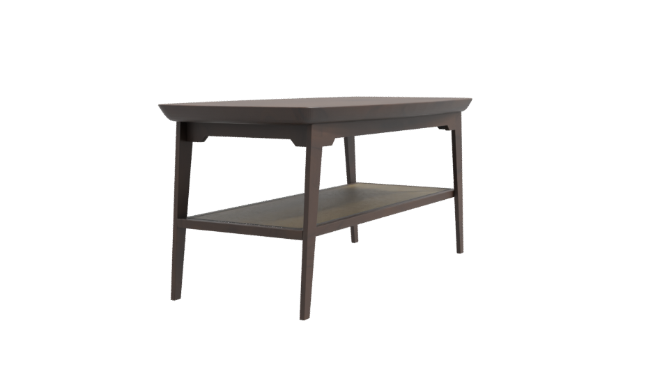 Stylish Coffee Table 3D Model - Professional 3D Model Render 9