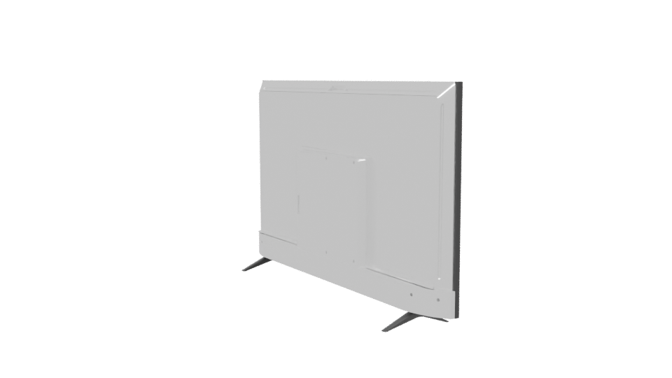 Sleek Modern TV Display Model - Professional 3D Model Render 7