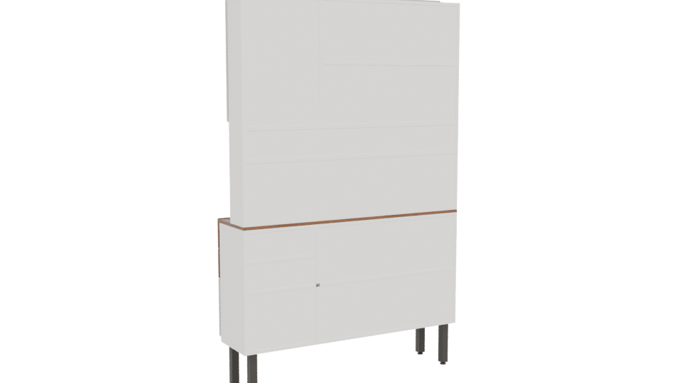 Modern Kitchen Cabinet 3D Model - Professional 3D Model Render 4