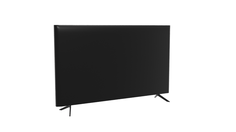 Sleek Modern TV Display Model - Professional 3D Model Render 4