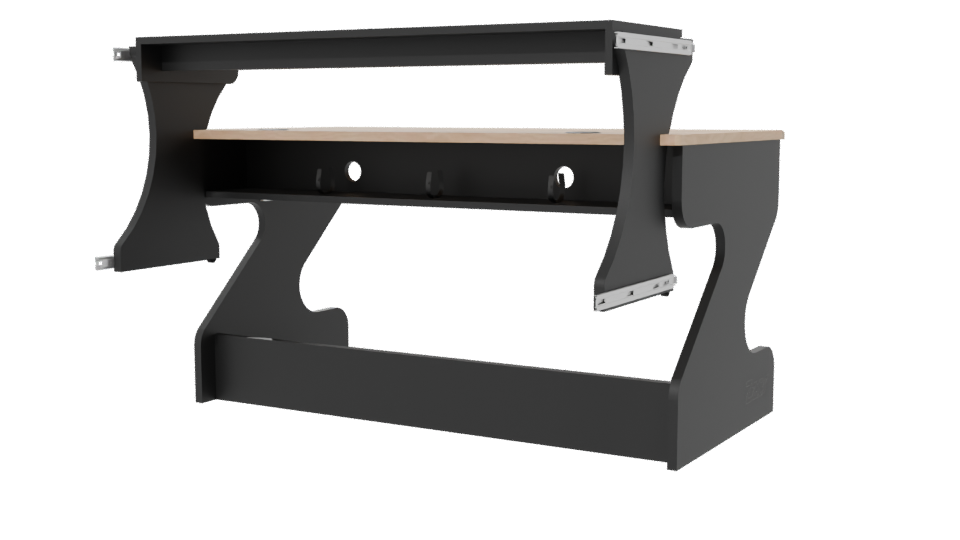 Stylish Modern Office Desk 3D - Professional 3D Model Render 6