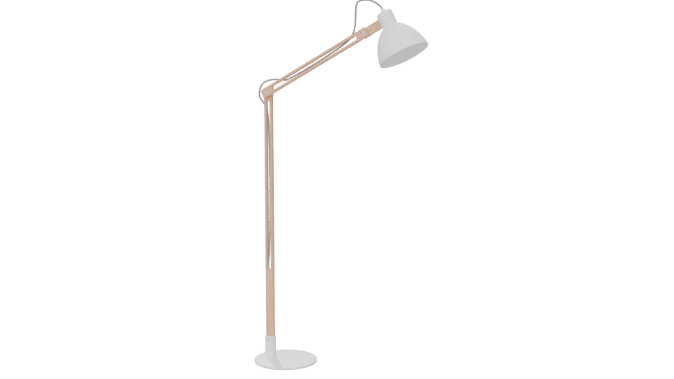 Modern Adjustable Floor Lamp 3D - Professional 3D Model Render 6