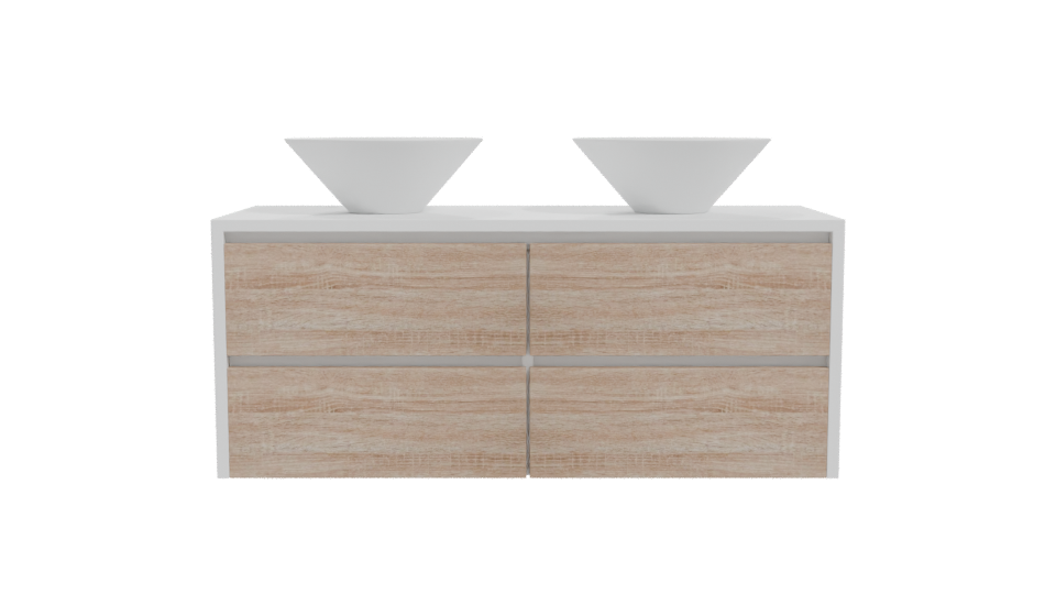 Contemporary Bathroom Vanity 3D Model - Professional 3D Model Render 11