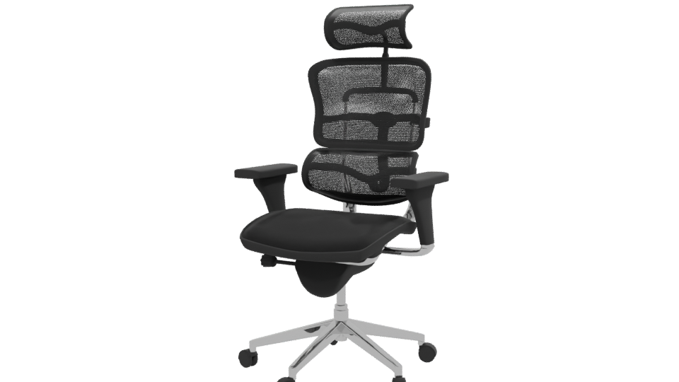 Ergonomic Modern Office Chair 3D Model - Professional 3D Model Render 12