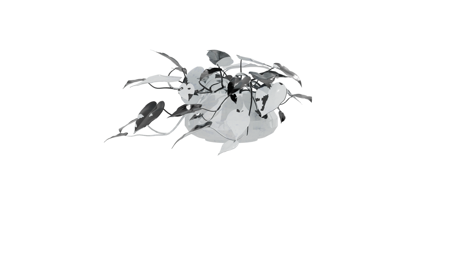 Realistic Potted Plant Model - Professional 3D Model Render 12