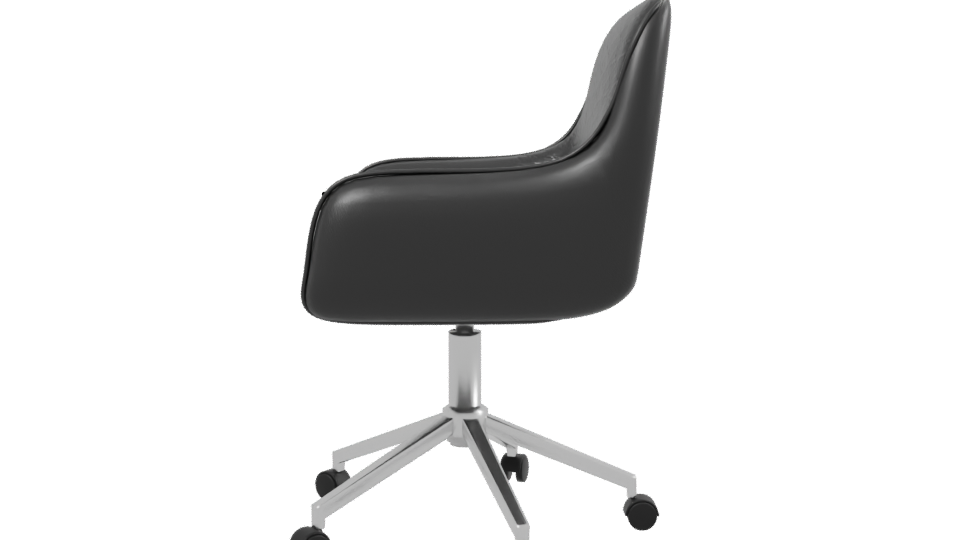 Stylish Modern Office Chair 3D - Professional 3D Model Render 2