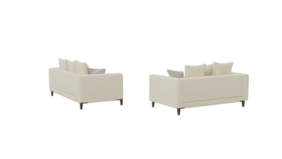 Contemporary Sofa Set 3D Model - Professional 3D Model Render 7