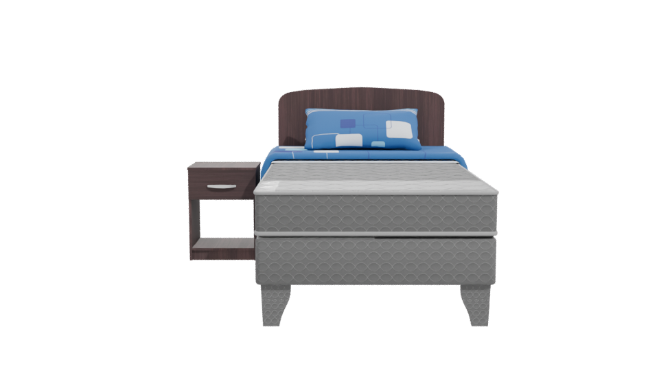 Stylish Bedroom Furniture Set 3D - Professional 3D Model Render 11