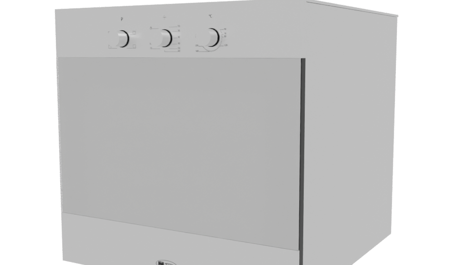Sleek Modern Kitchen Oven 3D - Professional 3D Model Render 12