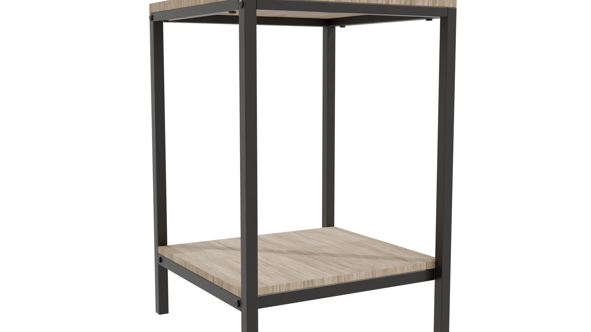 Minimalist Wooden Storage Table 3D - Professional 3D Model Render 10