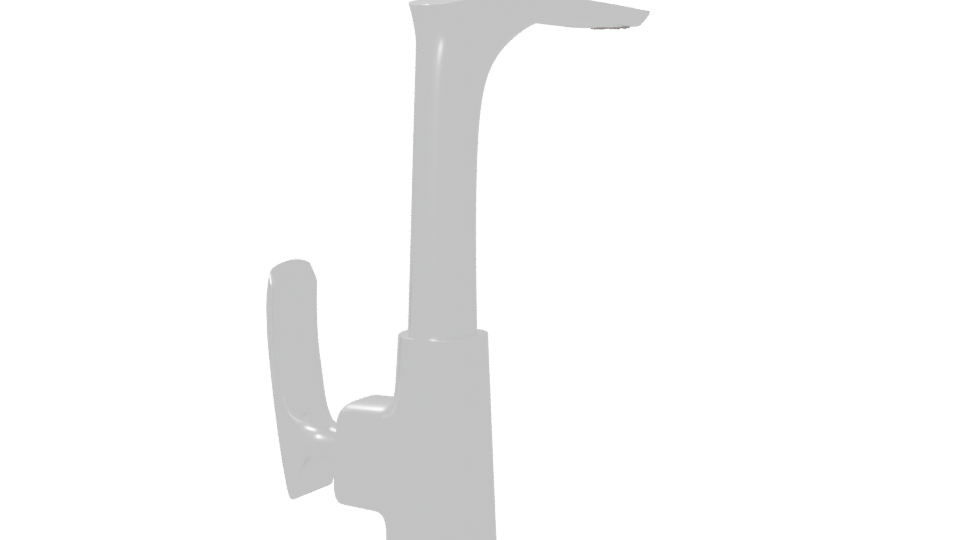 Sleek Kitchen Faucet Model 3D - Professional 3D Model Render 6