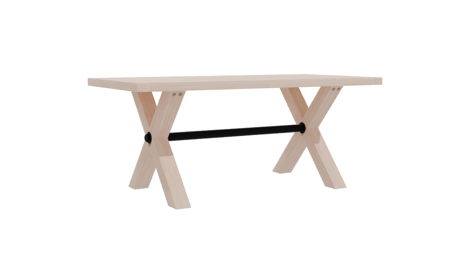 Corsica Medium Dining Table 3D - Professional 3D Model Render 10