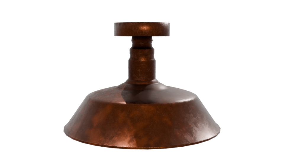 Vintage Copper Kitchen Weighing Scale 3D Model - Professional 3D Model Render 12
