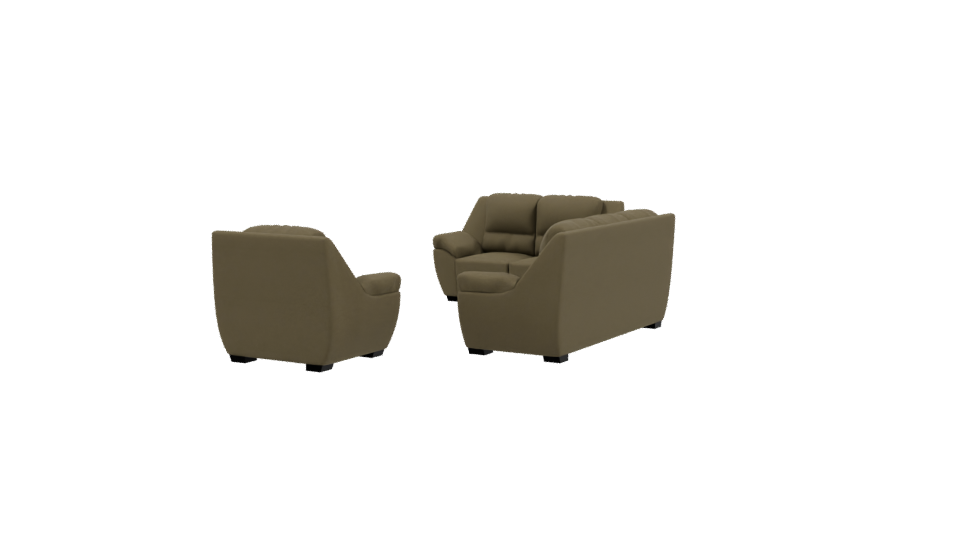 Cozy Modern Sofa Set 3D - Professional 3D Model Render 3