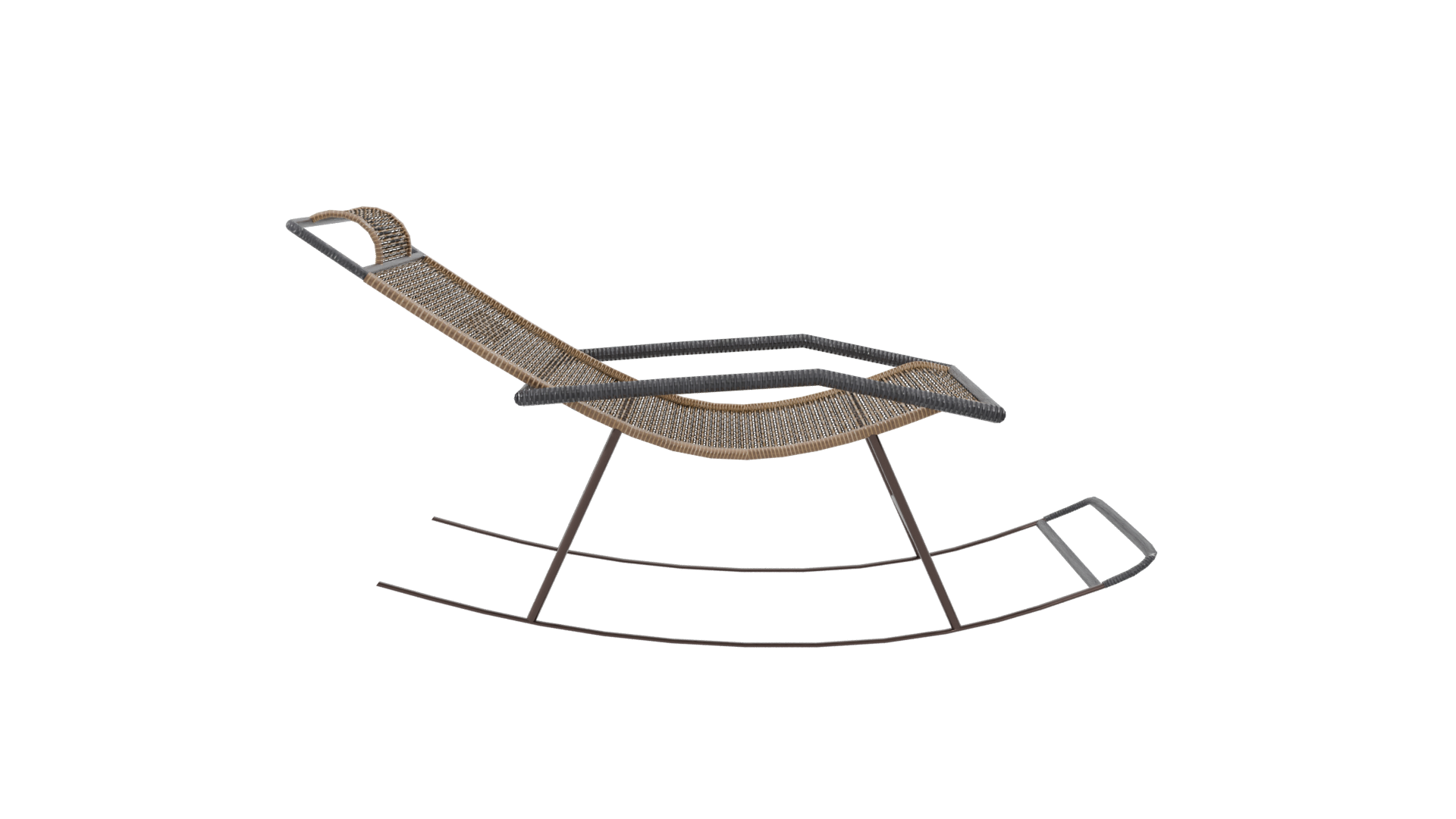 Stylish Outdoor Lounge Chair 3D - Professional 3D Model Render 8