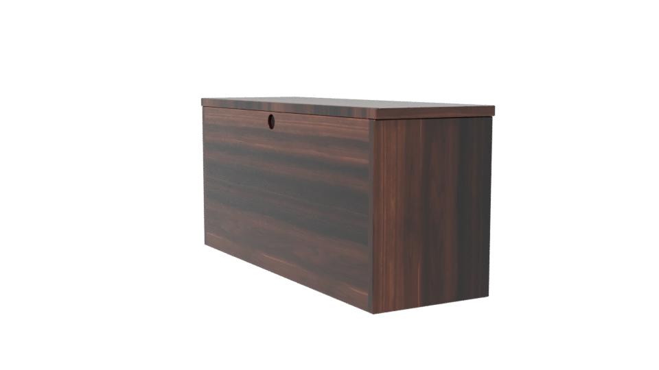 Stylish Wooden Media Console 3D - Professional 3D Model Render 7