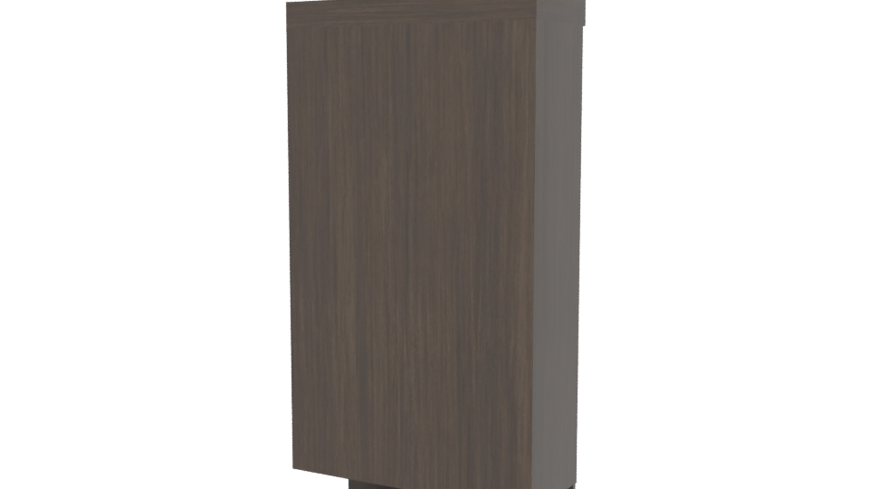 Elegant Wooden Storage Cabinet 3D - Professional 3D Model Render 6