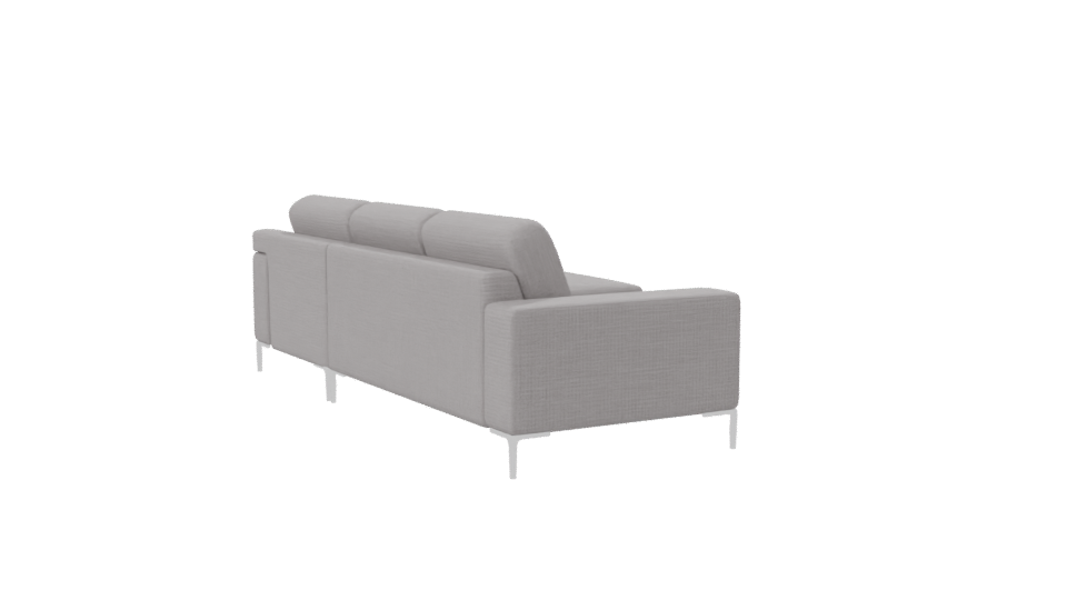Minimalist Sectional Sofa Model - Professional 3D Model Render 7