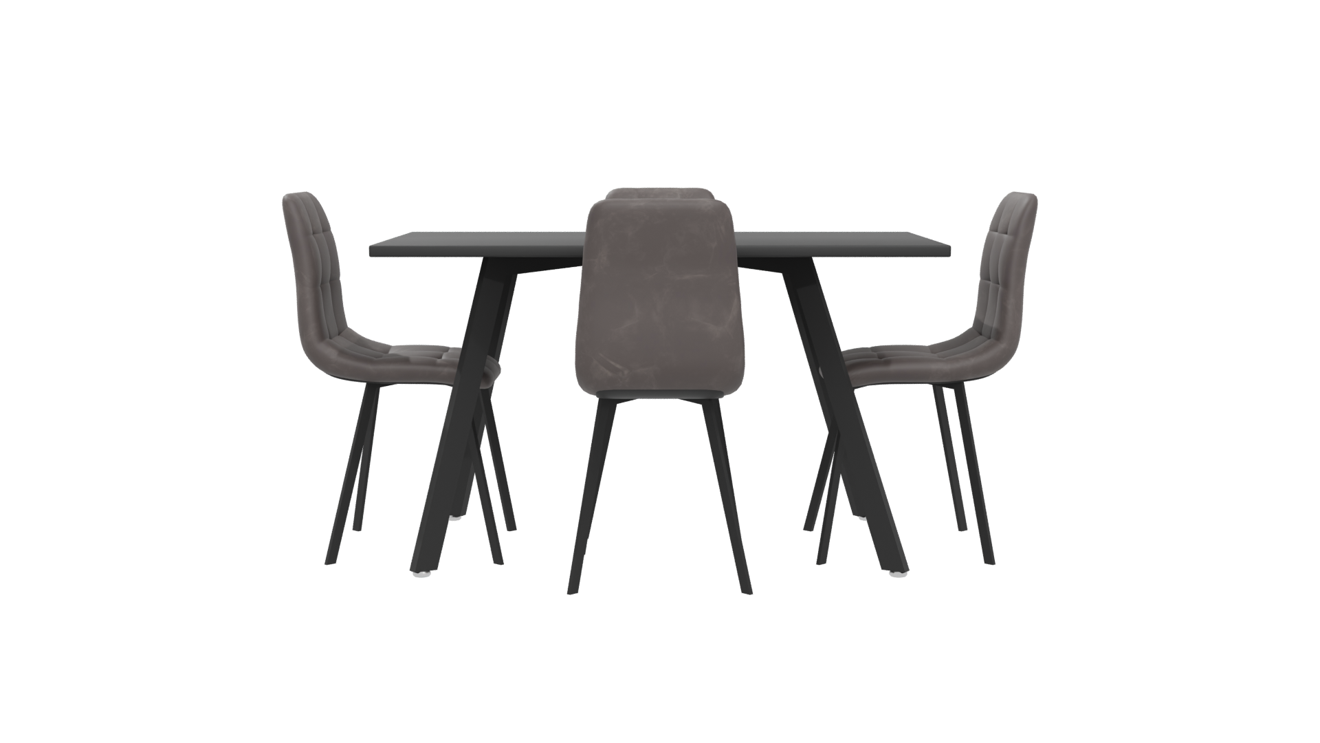 Stylish Dining Table Set 3D - Professional 3D Model Render 5