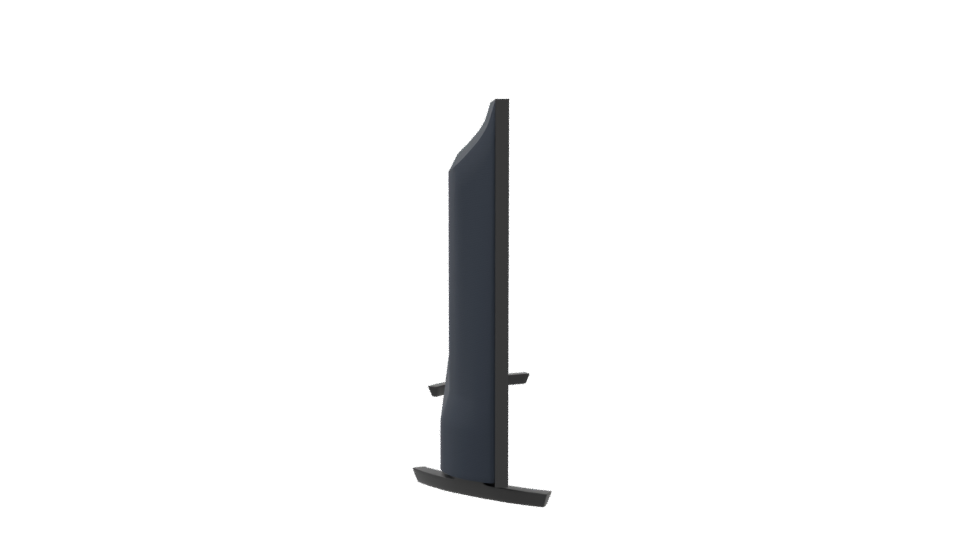 Realistic Flat Screen Television - Professional 3D Model Render 8
