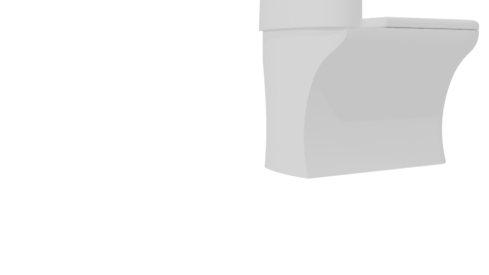 Stylish Modern Toilet 3D Model - Professional 3D Model Render 7