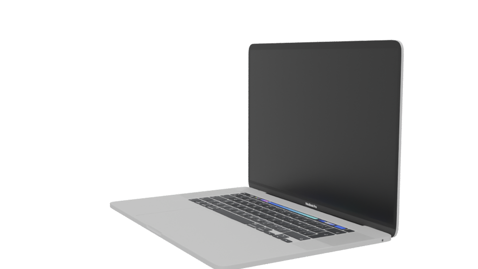 Sleek Laptop 3D Model - Professional 3D Model Render 13