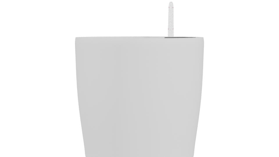 Stylish Minimalist Decorative Pot 3D Model - Professional 3D Model Render 4