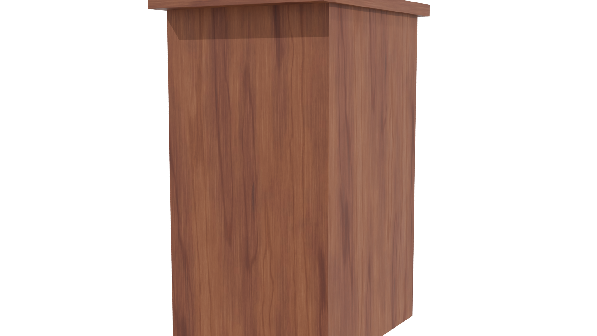 Elegant Wooden Console Table 3D - Professional 3D Model Render 3