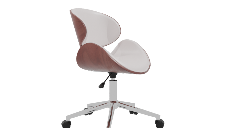 Sleek Modern Office Chair 3D - Professional 3D Model Render 9