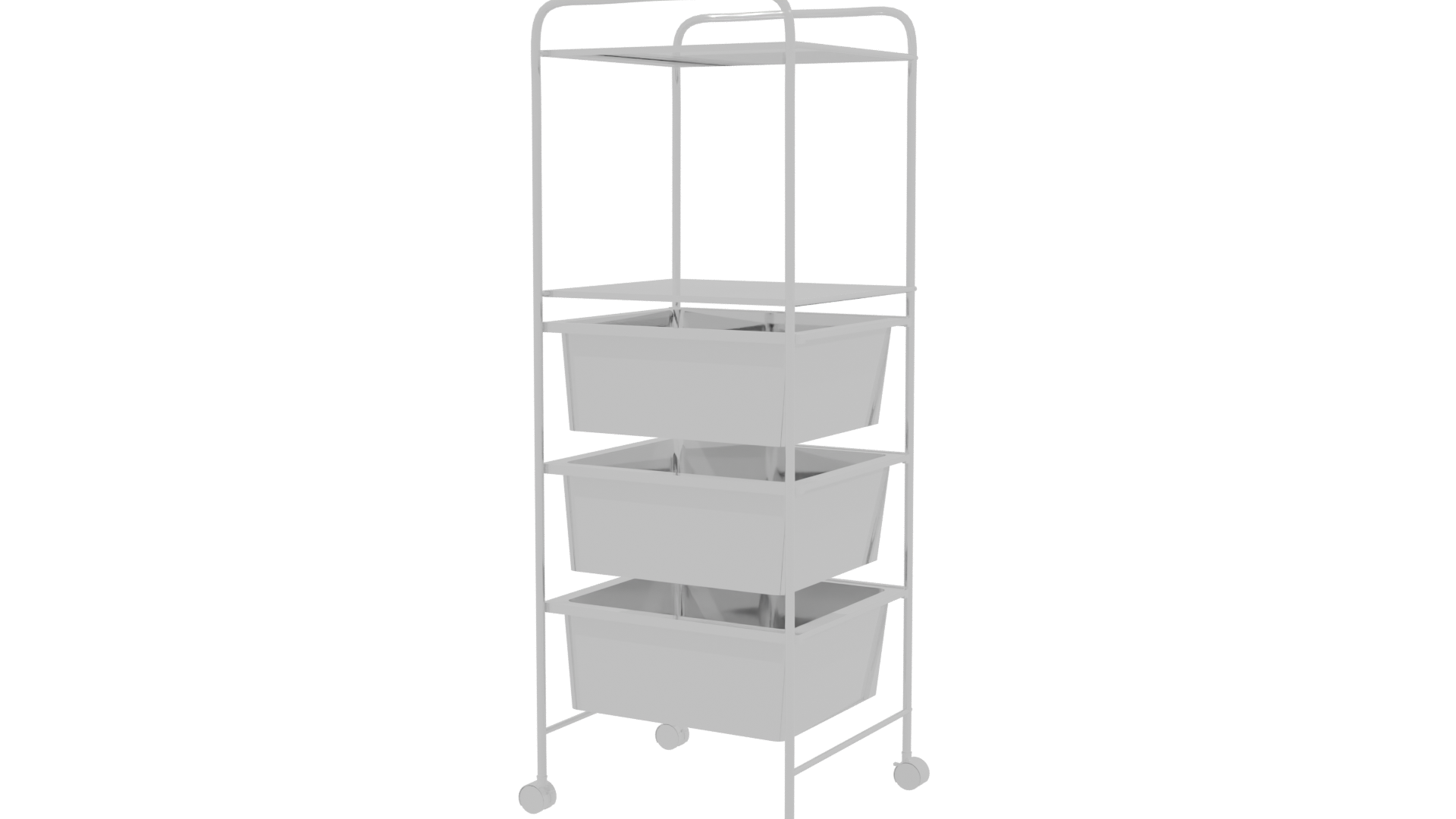 Colorful Storage Shelf Model 3D - Professional 3D Model Render 15