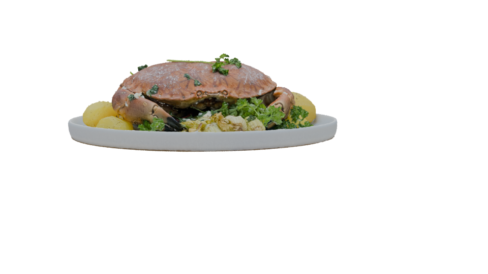 Realistic Crab Dinner 3D Model - Professional 3D Model Render 2