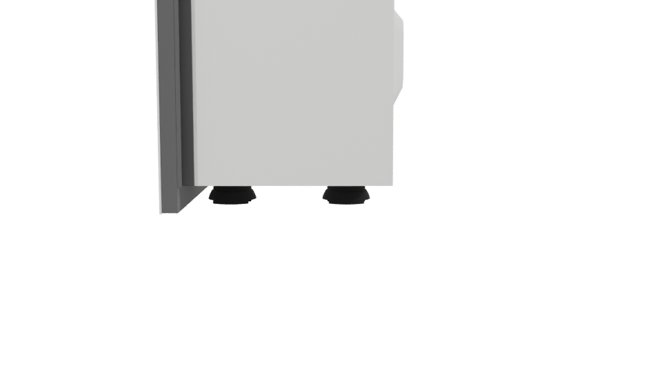 Sleek Built-In Microwave 3D Model - Professional 3D Model Render 2