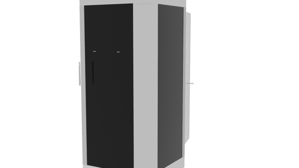 Stylish Modern Shower Cabin 3D - Professional 3D Model Render 6