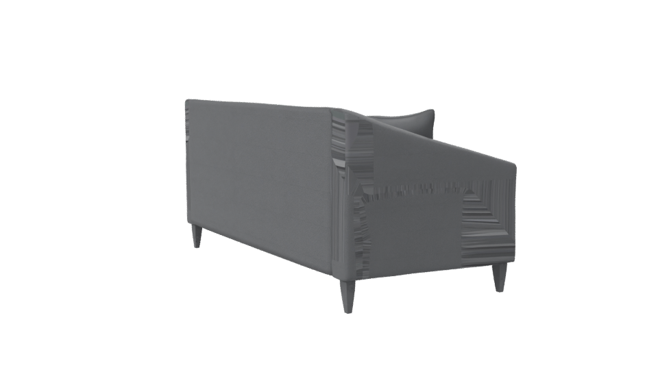 Stylish Grey Sofa 3D Model - Professional 3D Model Render 7