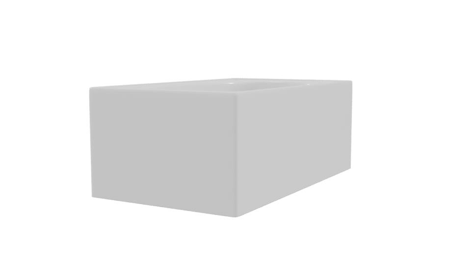 Tina De Baño Rectangular 3D Model - Professional 3D Model Render 9