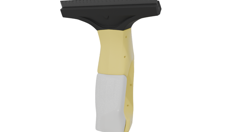 Ergonomic Window Squeegee 3D Model - Professional 3D Model Render 6