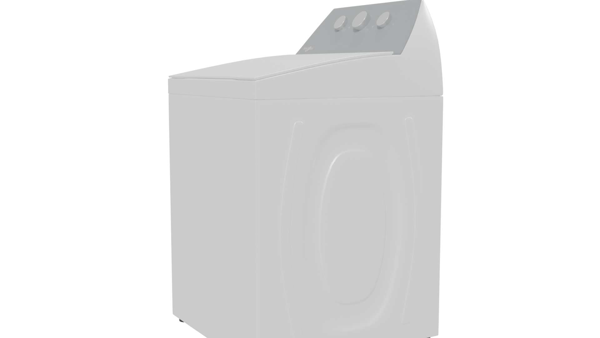 Efficient Top Load Washing Machine - Professional 3D Model Render 13