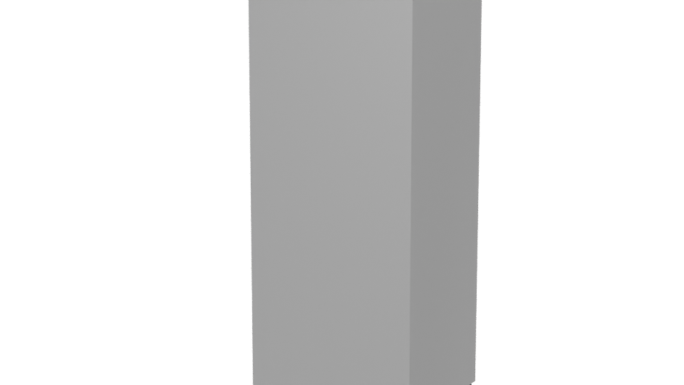 Stylish Household Refrigerator Model - Professional 3D Model Render 6