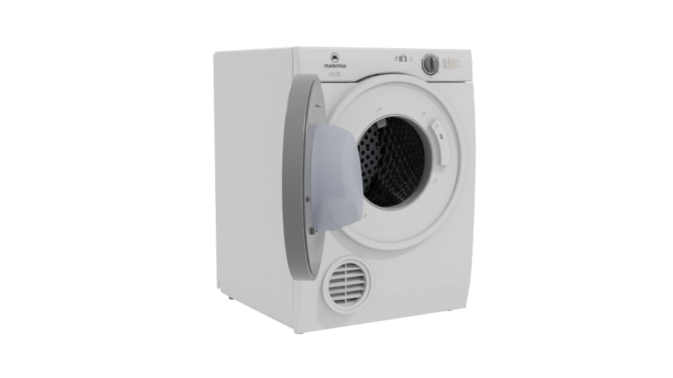 Realistic Clothes Dryer 3D Model - Professional 3D Model Render 10