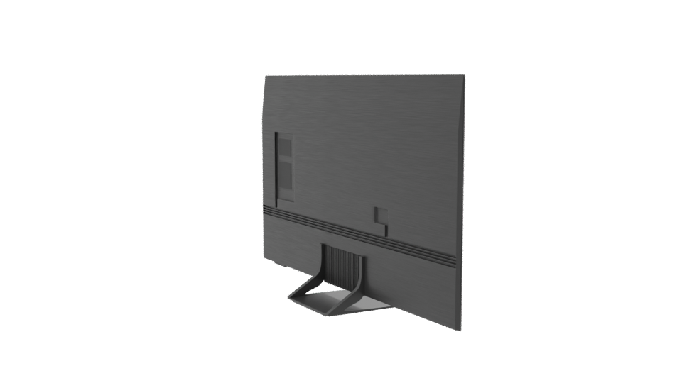 Sleek Ultra-Thin LED Television 3D Model - Professional 3D Model Render 7