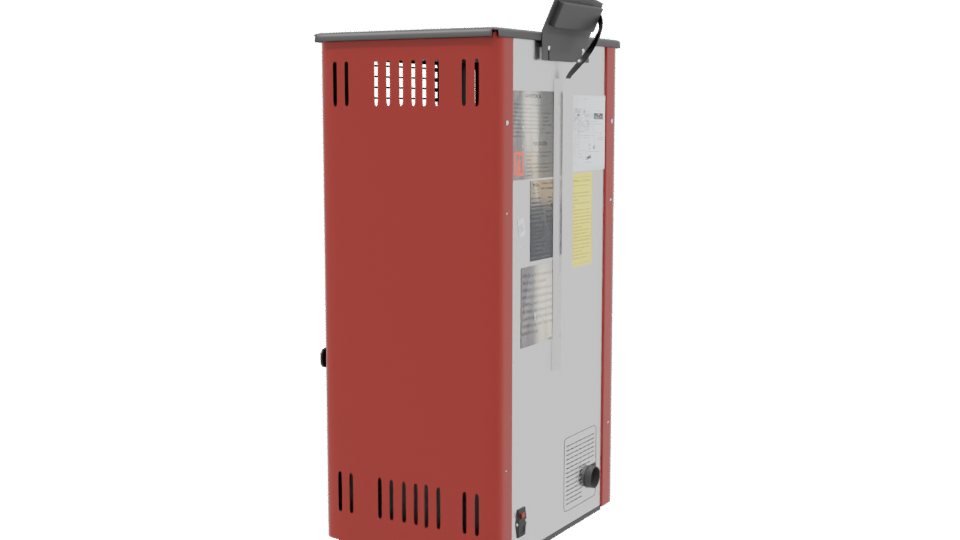 Calefactor Pellet Albtrot 3D Model - Professional 3D Model Render 3