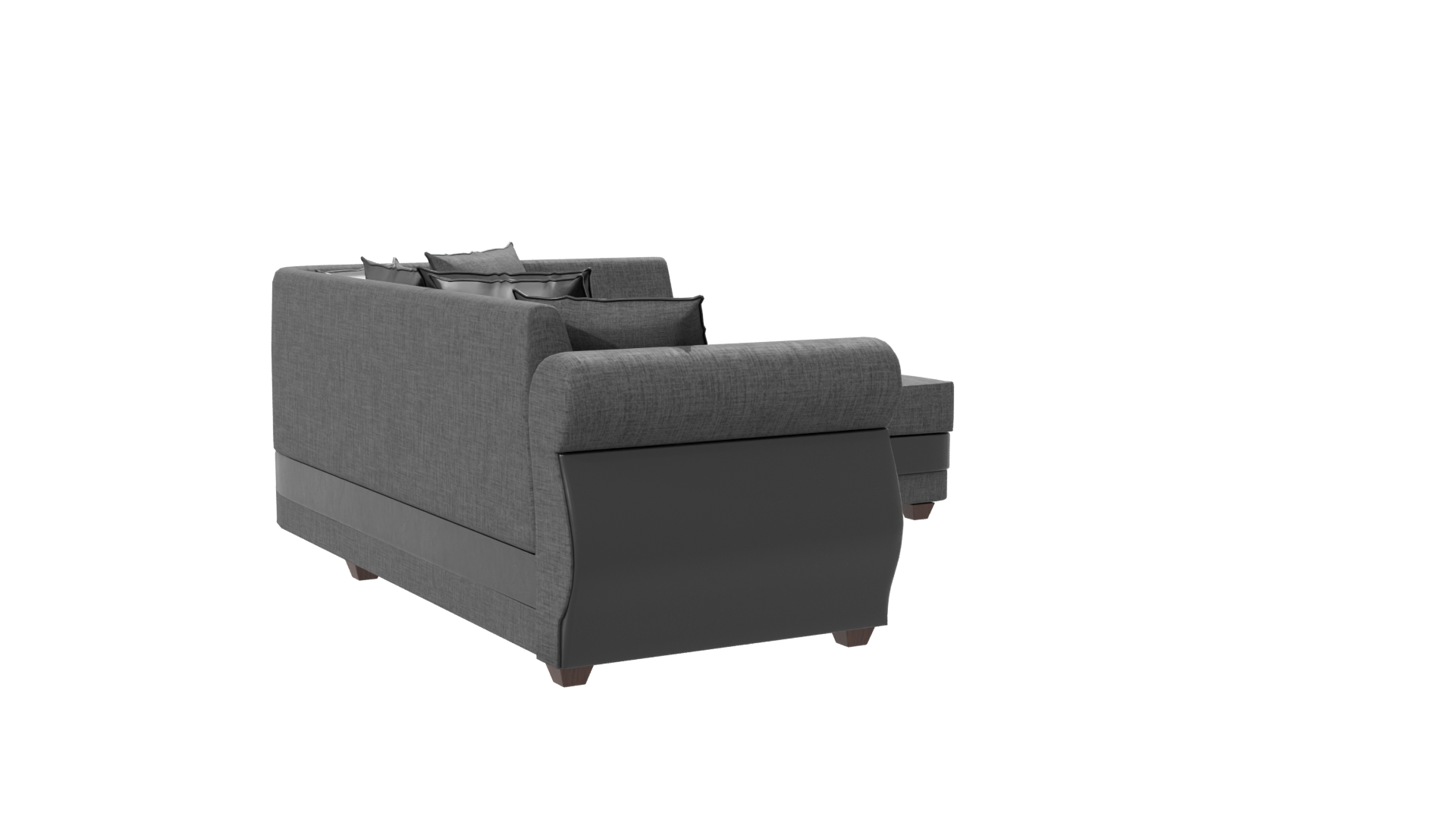 Stylish Corner Sofa 3D Model - Professional 3D Model Render 7