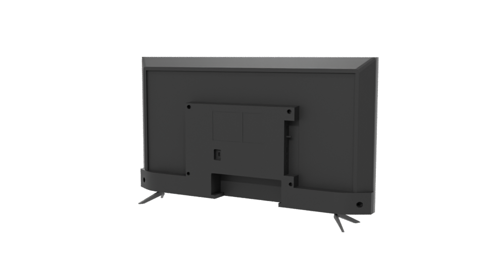 Sleek Modern TV Display Model - Professional 3D Model Render 6